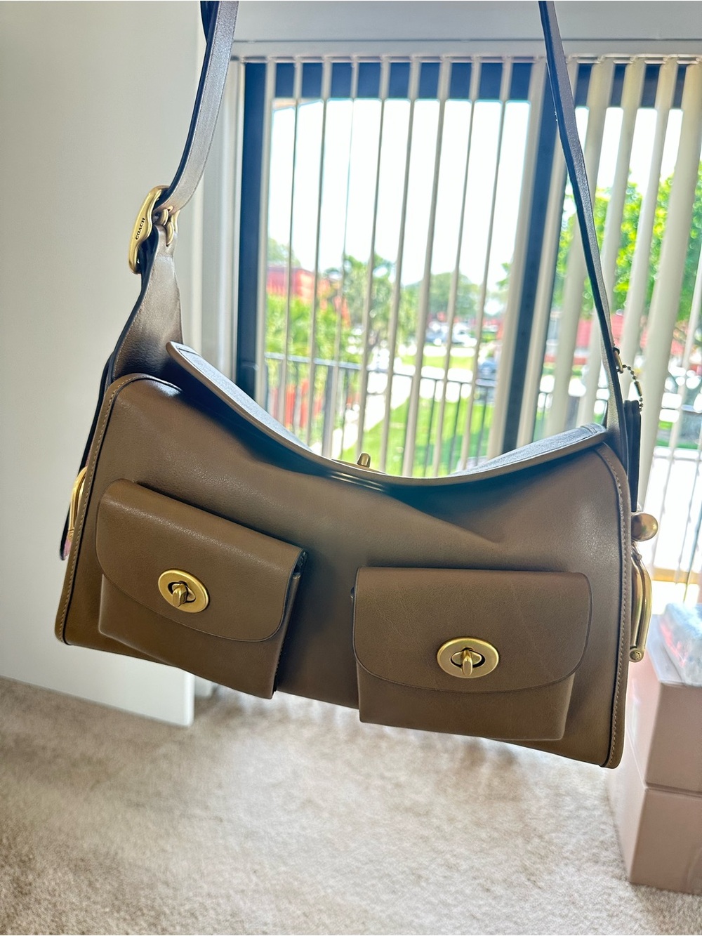 Coach Haversack Muted Olive - Picture 11 of 15